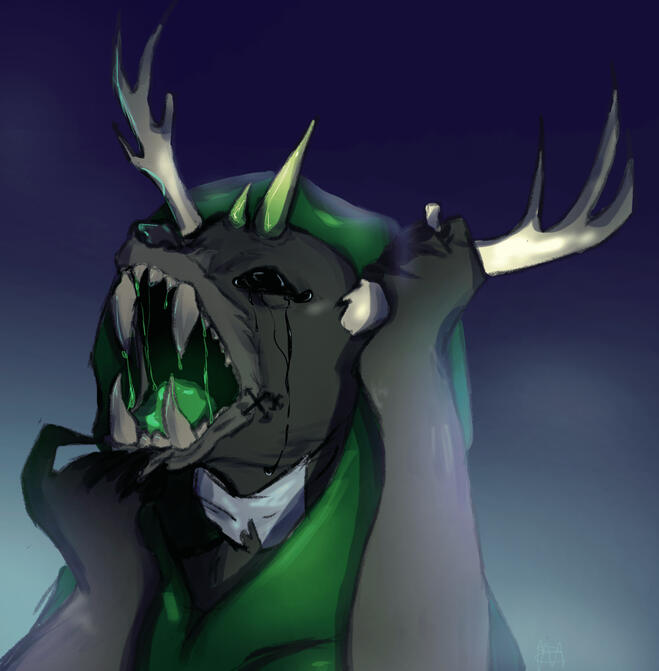 Headshot/PFP + Full render (I DONT DRAW FURRIES/ANIMALS, THIS WAS FOR A CONTEST)
