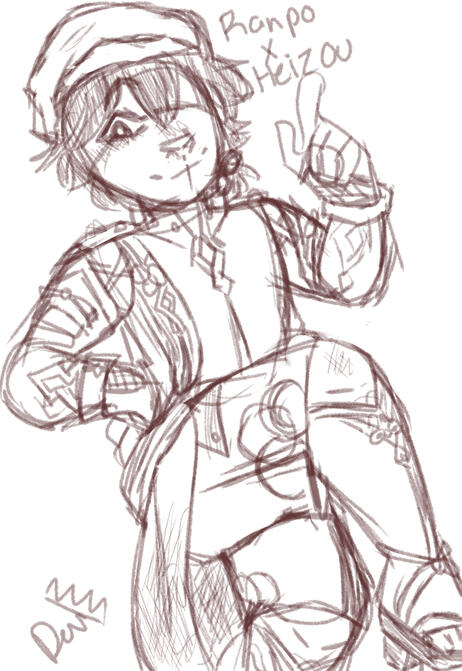 Full body + Sketch